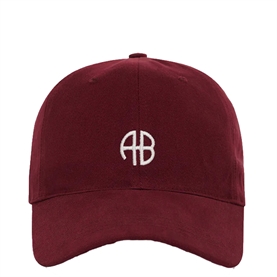 Anine Bing Jeremy Baseball Cap, Cabernet